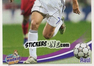 Sticker Raul González - Real Madrid 2006-2007 - Panini