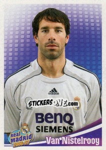 Sticker Van Nistelrooy (portrait) - Real Madrid 2006-2007 - Panini