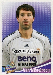 Sticker Van Nistelrooy (portrait) - Real Madrid 2006-2007 n. 151 - Panini
