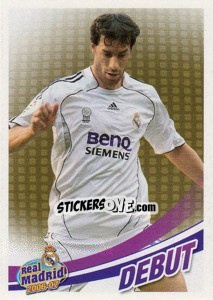 Sticker Van Nistelrooy (debut) - Real Madrid 2006-2007 - Panini