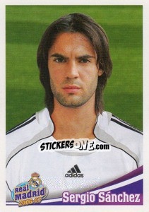 Sticker Sergio Sanchez - Real Madrid 2006-2007 n. 162 - Panini