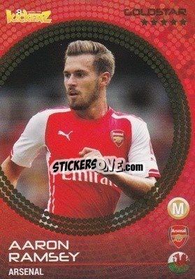 Sticker Aaron Ramsey - Football Stars 2014-2015 n. 115 - Kickerz