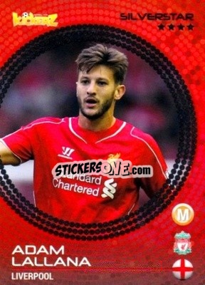 Sticker Adam Lallana - Football Stars 2014-2015 n. 86 - Kickerz
