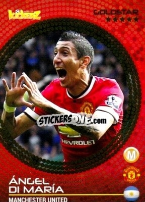 Sticker Angel Di Maria - Football Stars 2014-2015 n. 66 - Kickerz