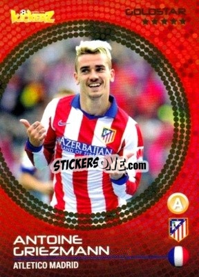 Sticker Antoine Griezmann - Football Stars 2014-2015 n. 155 - Kickerz