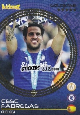 Sticker Cesc Fabregas - Football Stars 2014-2015 n. 168 - Kickerz