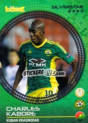 Sticker Charles Kabore - Football Stars 2014-2015 - Kickerz