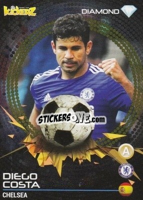 Sticker Diego Costa - Football Stars 2014-2015 n. 60 - Kickerz