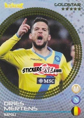 Sticker Dries Martens - Football Stars 2014-2015 n. 19 - Kickerz