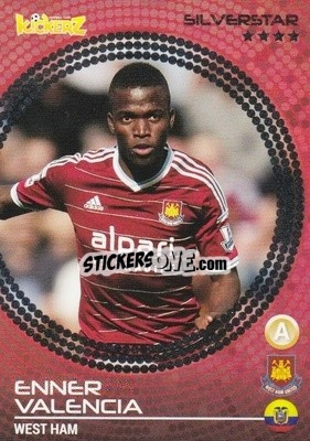 Sticker Enner Valencia - Football Stars 2014-2015 n. 38 - Kickerz