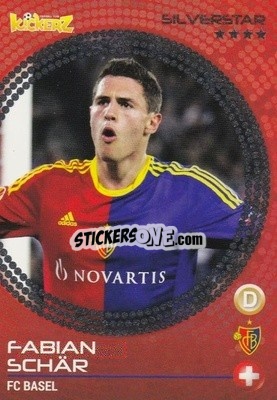 Sticker Fabian Schär - Football Stars 2014-2015 n. 27 - Kickerz