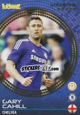 Sticker Gary Cahill - Football Stars 2014-2015 n. 129 - Kickerz