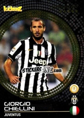 Sticker Giorgio Chiellini - Football Stars 2014-2015 n. 80 - Kickerz