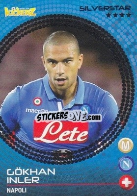 Sticker Gökhan Inler - Football Stars 2014-2015 n. 39 - Kickerz