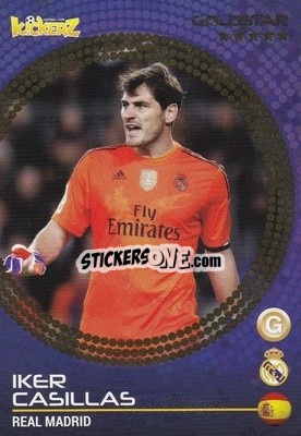 Sticker Iker Casillas - Football Stars 2014-2015 - Kickerz