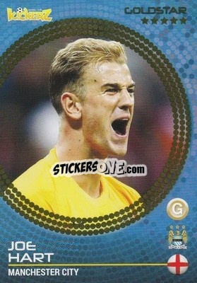 Sticker Joe Hart - Football Stars 2014-2015 n. 56 - Kickerz