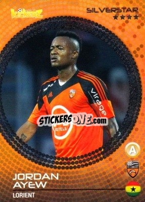 Sticker Jordan Ayew - Football Stars 2014-2015 n. 164 - Kickerz
