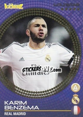 Sticker Karim Benzema - Football Stars 2014-2015 n. 33 - Kickerz