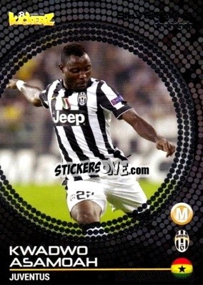 Sticker Kwadwo Asamoah - Football Stars 2014-2015 - Kickerz