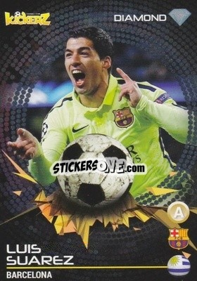 Sticker Luis Suarez - Football Stars 2014-2015 n. 159 - Kickerz