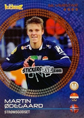 Sticker Martin Ödegaard - Football Stars 2014-2015 - Kickerz