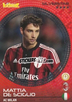 Sticker Mattia De Sciglio - Football Stars 2014-2015 n. 100 - Kickerz