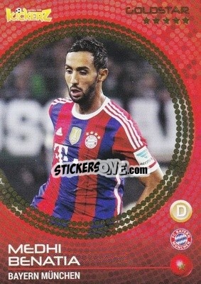 Sticker Medhi Benatia - Football Stars 2014-2015 n. 118 - Kickerz