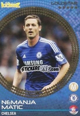 Sticker Nemanja Matic - Football Stars 2014-2015 n. 107 - Kickerz