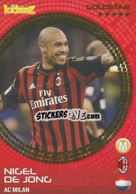 Sticker Nigel de Jong - Football Stars 2014-2015 n. 35 - Kickerz