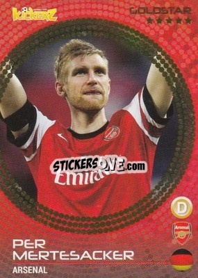 Sticker Per Mertesacker - Football Stars 2014-2015 n. 22 - Kickerz