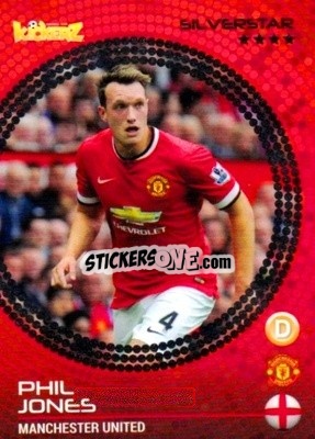 Sticker Phil Jones - Football Stars 2014-2015 - Kickerz
