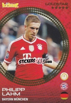 Sticker Philipp Lahm - Football Stars 2014-2015 n. 8 - Kickerz