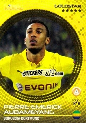 Sticker Pierre-Emerick Aubameyang - Football Stars 2014-2015 n. 59 - Kickerz