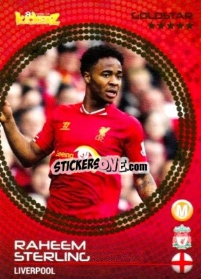 Sticker Raheem Sterling - Football Stars 2014-2015 n. 9 - Kickerz