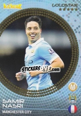 Sticker Samir Nasri - Football Stars 2014-2015 - Kickerz