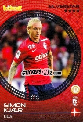 Sticker Simon Kjaer - Football Stars 2014-2015 - Kickerz