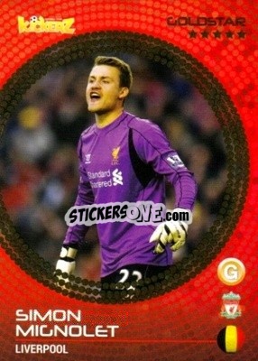 Figurina Simon Mignolet - Football Stars 2014-2015 - Kickerz