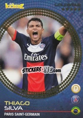 Sticker Thiago Silva - Football Stars 2014-2015 n. 11 - Kickerz