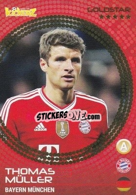 Sticker Thomas Müller - Football Stars 2014-2015 - Kickerz