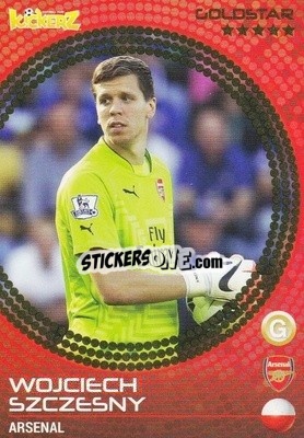 Sticker Wojciech Szczesny - Football Stars 2014-2015 - Kickerz