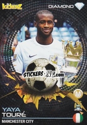 Sticker Yaya Touré - Football Stars 2014-2015 - Kickerz