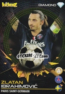 Sticker Zlatan Ibrahimovic - Football Stars 2014-2015 n. 48 - Kickerz