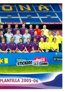 Sticker Plantilla 2005-06