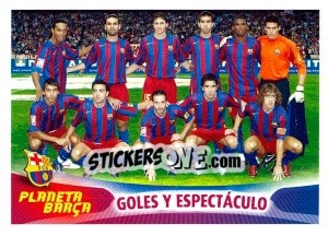 Sticker Goles y Espectaculo - FC Barcelona 2005-2006 n. 7 - Panini