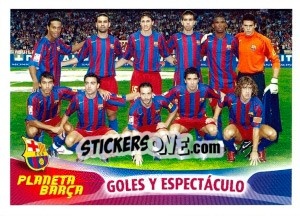 Figurina Goles y Espectaculo - FC Barcelona 2005-2006 - Panini