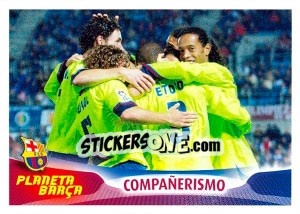 Cromo Companerismo - FC Barcelona 2005-2006 - Panini
