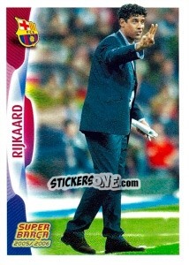 Sticker Rijkaard (action) - FC Barcelona 2005-2006 n. 14 - Panini