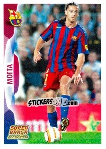 Figurina Thiago Motta (action) - FC Barcelona 2005-2006 - Panini