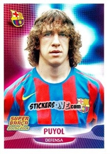 Sticker Puyol (portrait) - FC Barcelona 2005-2006 n. 23 - Panini