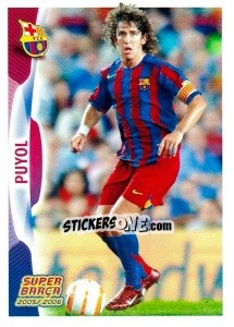 Figurina Puyol (action) - FC Barcelona 2005-2006 - Panini